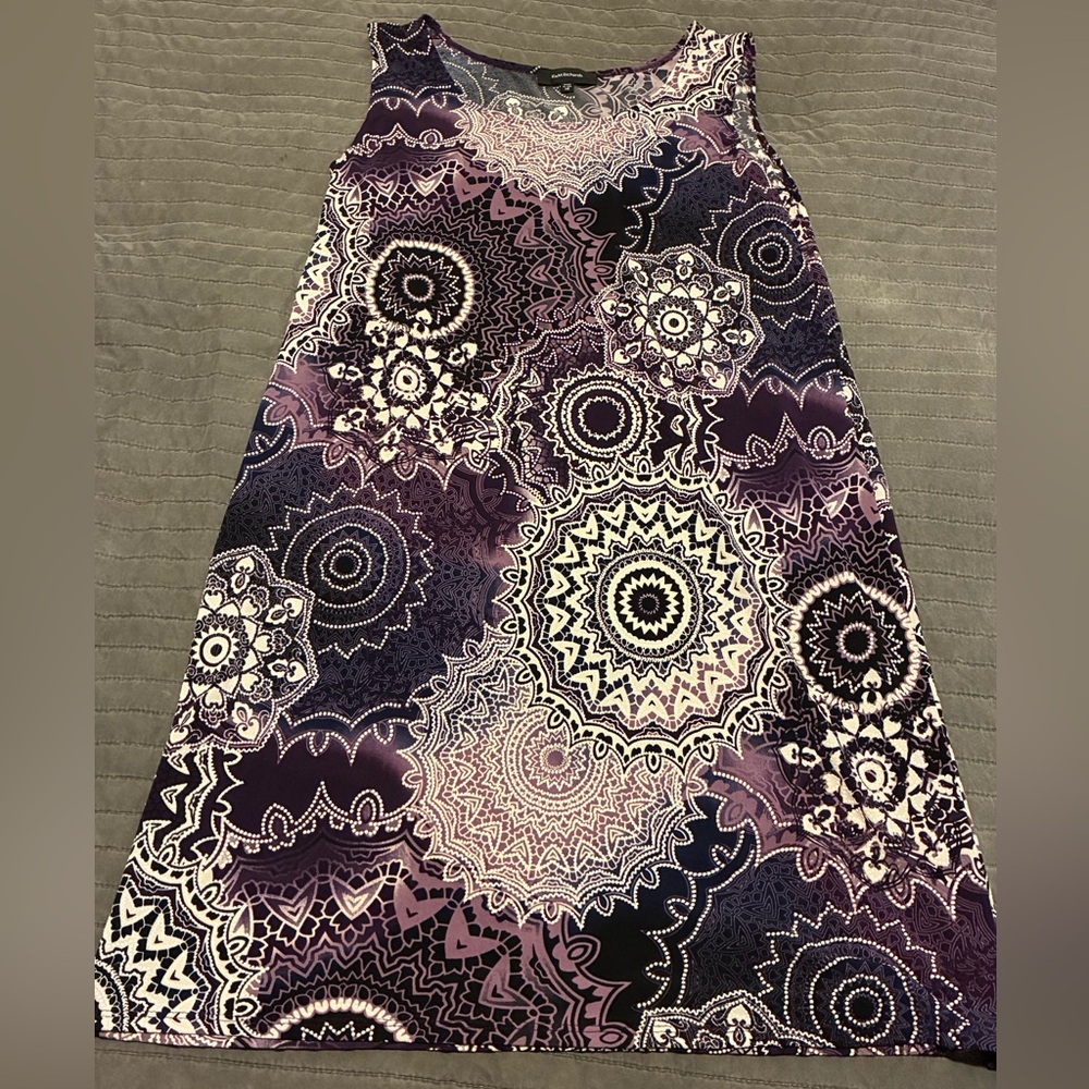 R&M Richards Purple Mandala Dress